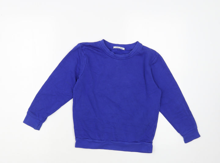 George Boys Blue Camel Pullover Sweatshirt Size 7-8 Years Pullover