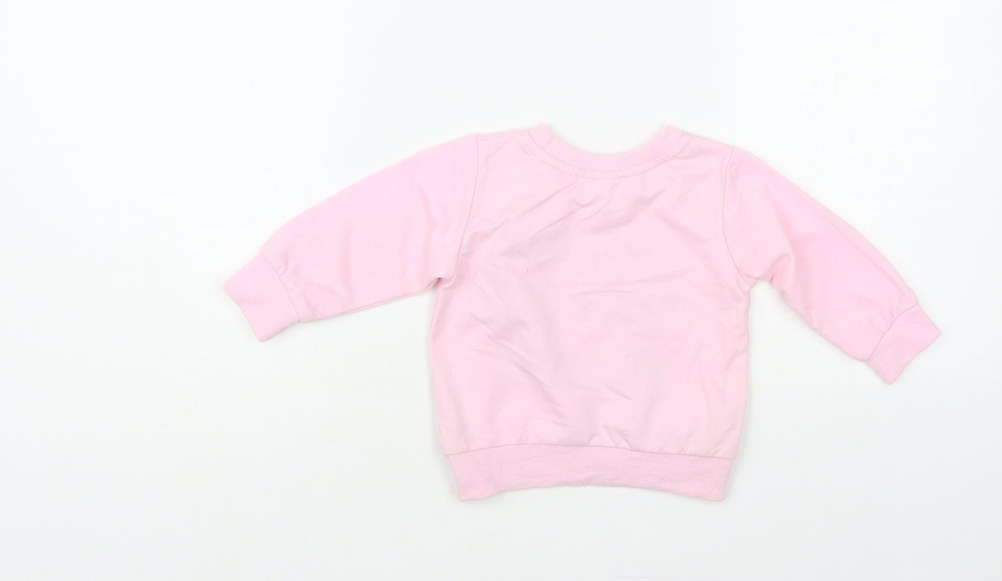 SheIn Baby Pink Polyester Pullover Jumper Size 6-9 Months Pullover - Sorry Boys