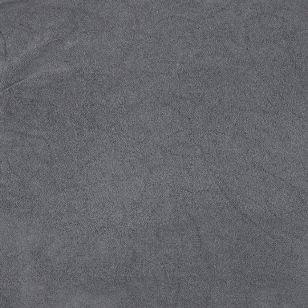 Atlas For Men Mens Grey Polyester Full Zip Sweatshirt Size L