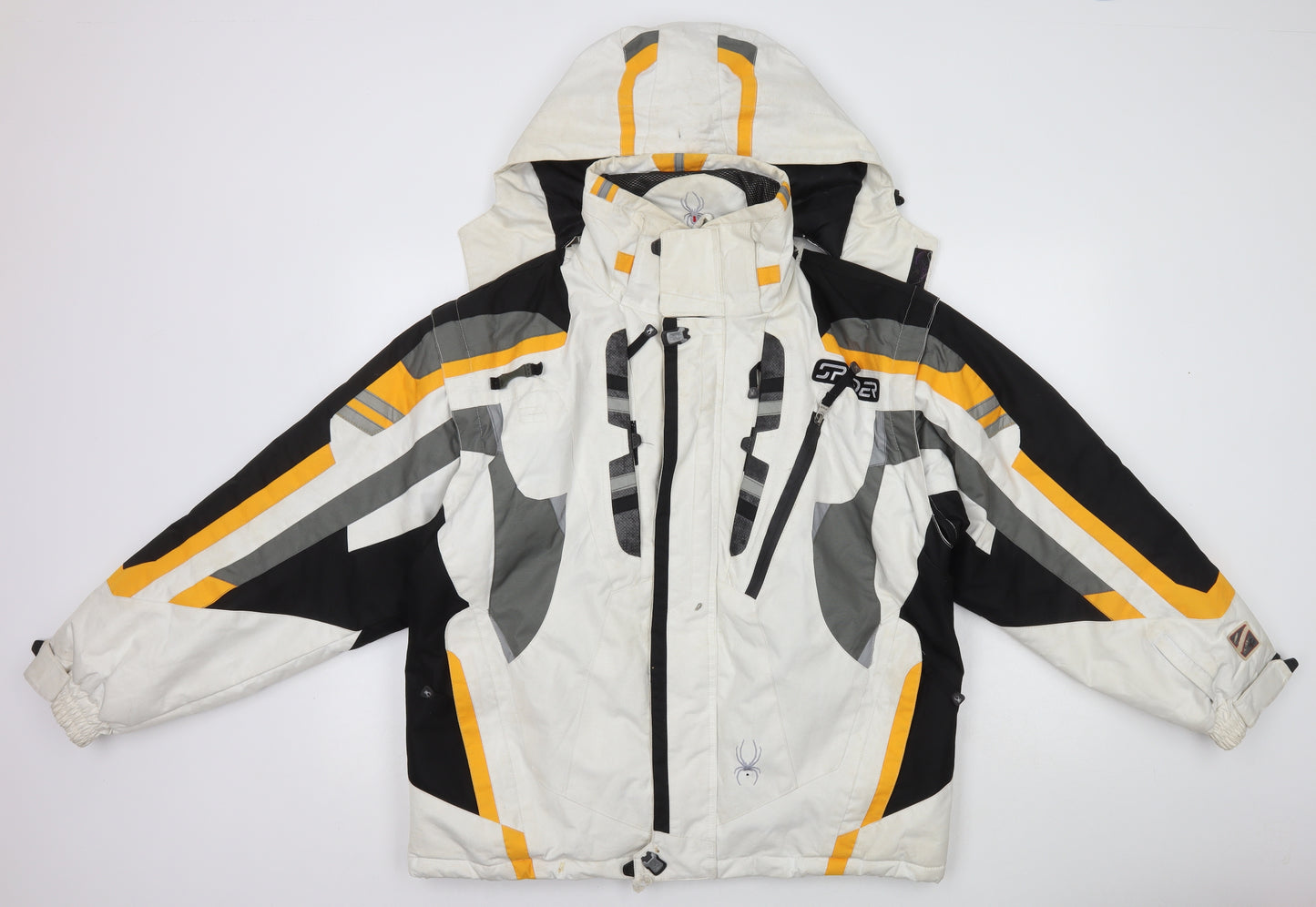 Spyder Mens White Jacket Coat Size S - Ski Jacket