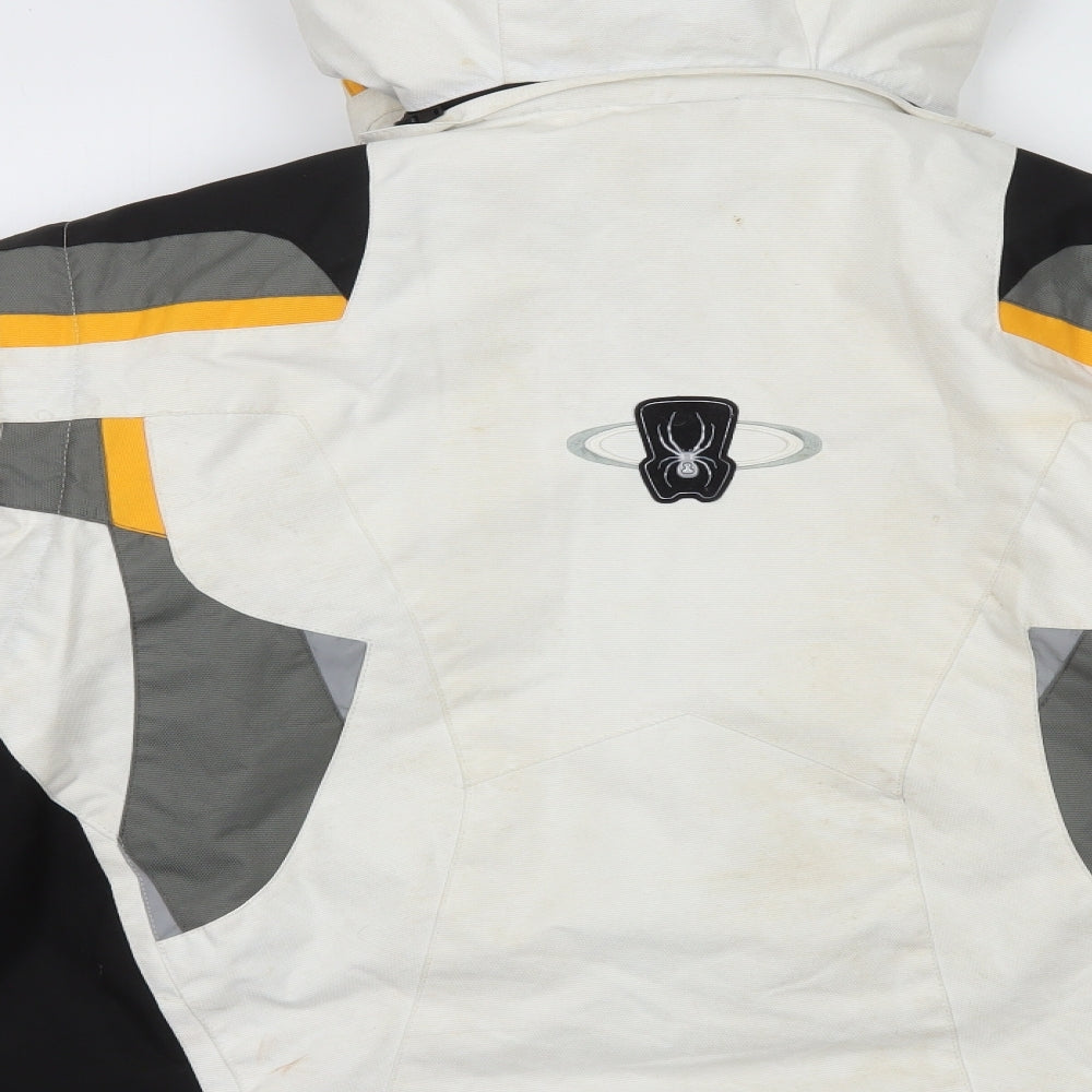 Spyder Mens White Jacket Coat Size S - Ski Jacket