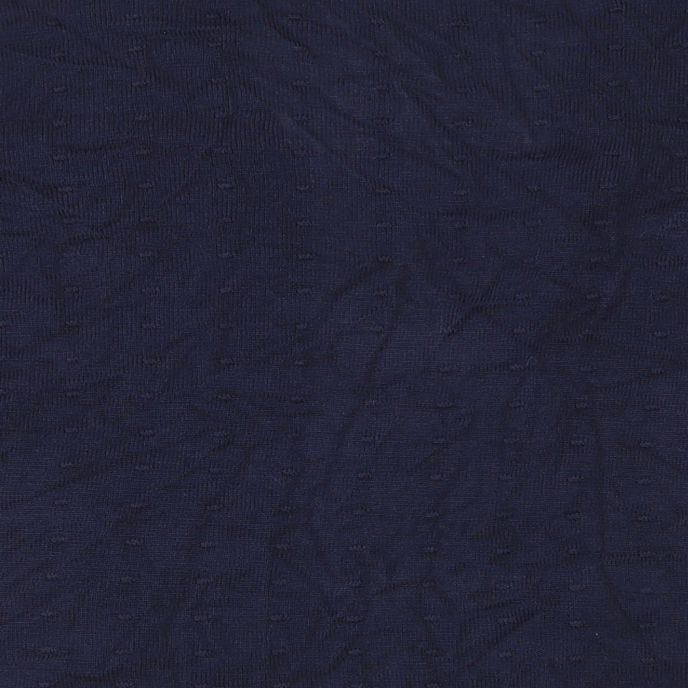 Matalan Womens Blue Viscose Cardigan Jumper Size 16
