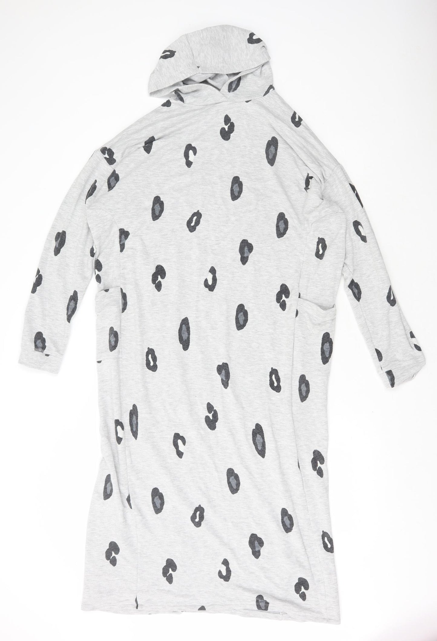 Marks and Spencer Womens Grey Animal Print Viscose Top One Piece Size 16