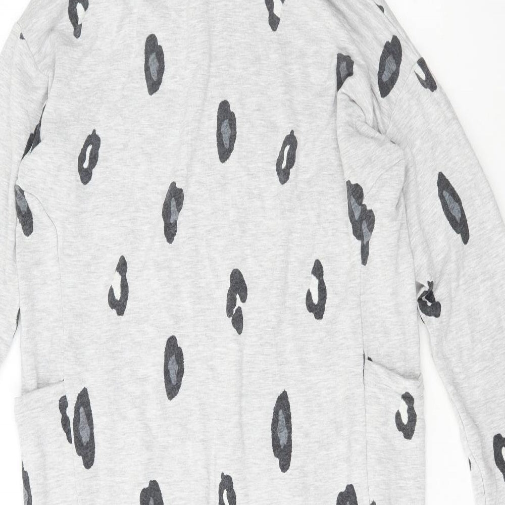Marks and Spencer Womens Grey Animal Print Viscose Top One Piece Size 16