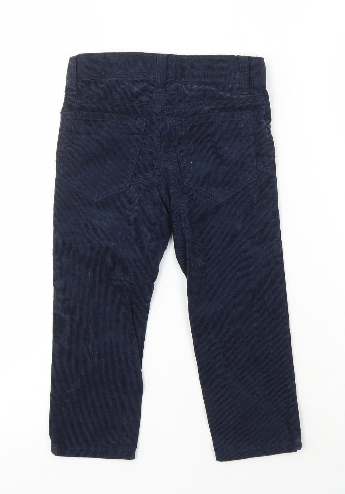 H&M Boys Blue Cotton Chino Trousers Size 3-4 Years Regular