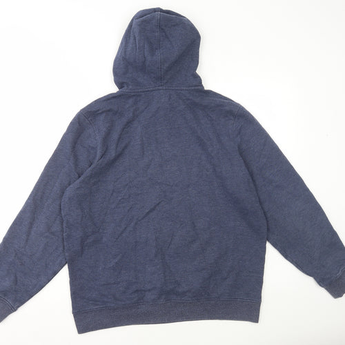 Saltrock Womens Blue Cotton Pullover Hoodie Size M