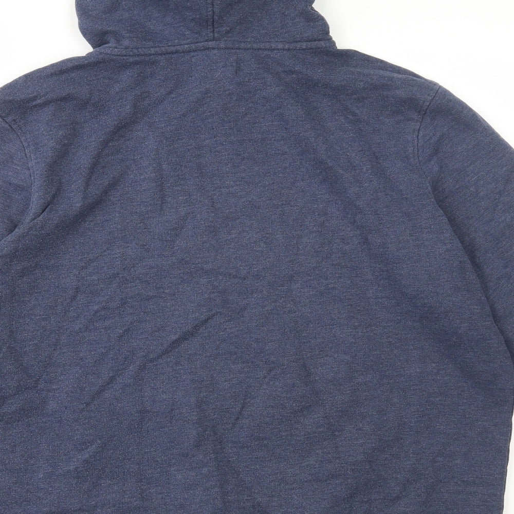 Saltrock Womens Blue Cotton Pullover Hoodie Size M