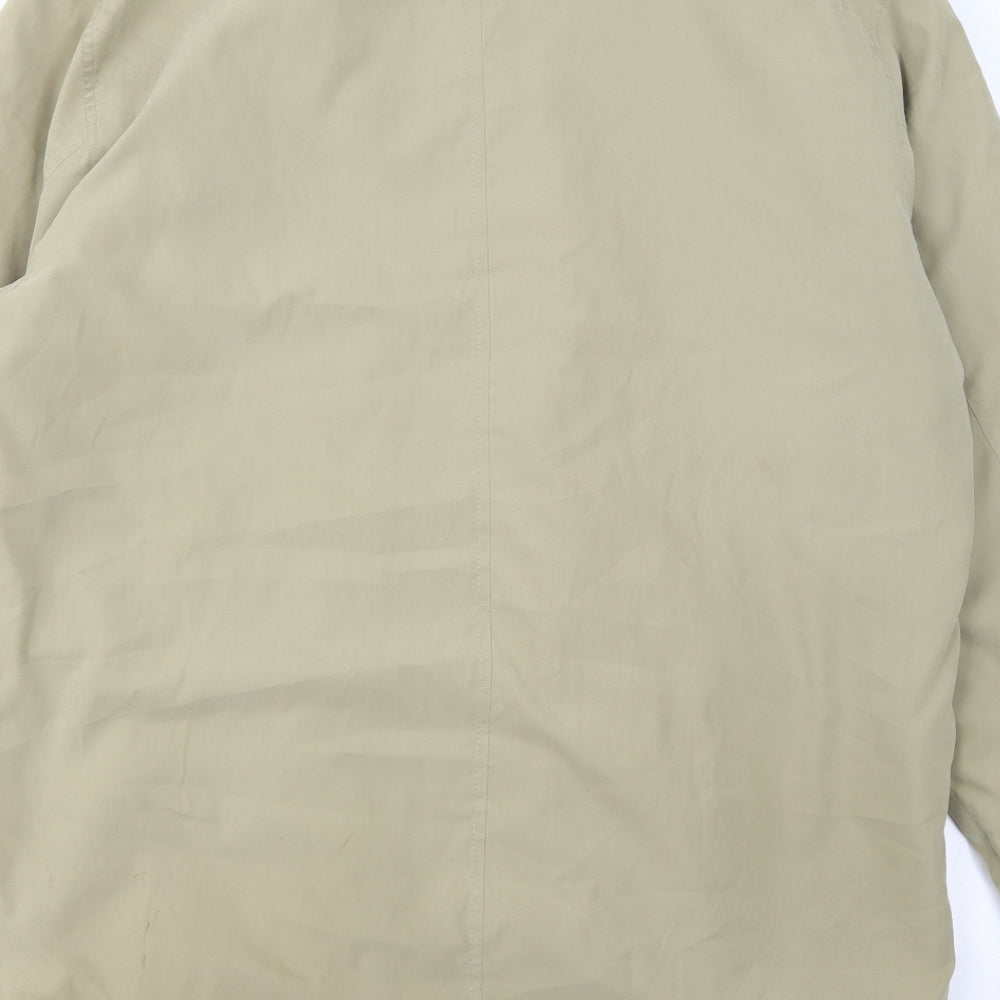 Bush Mens Green Parka Coat Size 2XL