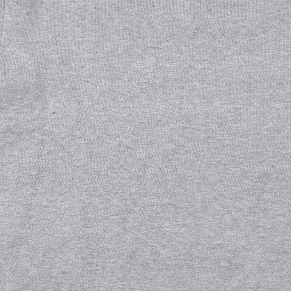 Cynthia Rowley Womens Grey Scoop Neck Viscose Pullover Jumper Size XL