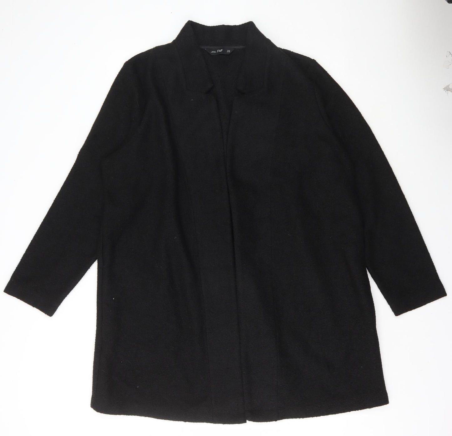 F&F Womens Black Jacket Size 20