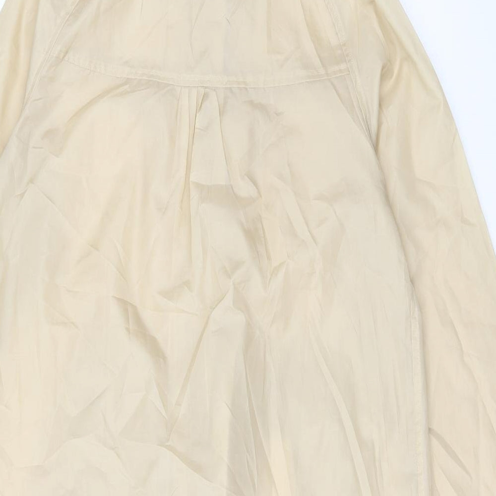 YS Collection Womens Gold Rain Coat Coat Size 12