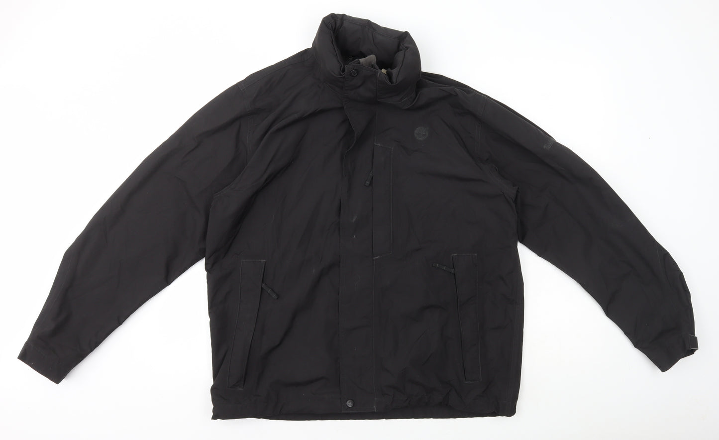 Timberland Mens Black Rain Coat Coat Size M
