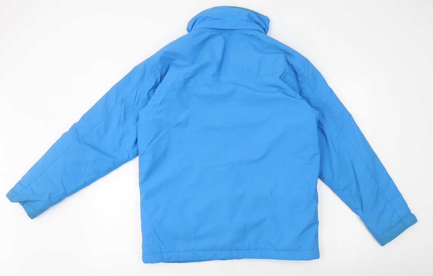 Quiksilver Womens Blue Varsity Jacket Coat Size 14