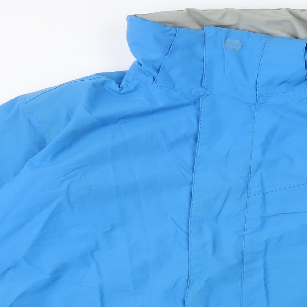 Quiksilver Womens Blue Varsity Jacket Coat Size 14