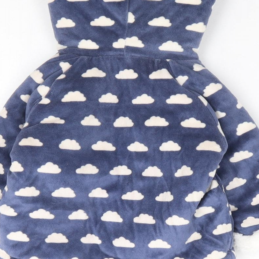 NEXT Baby Blue Geometric Jacket Size 3-6 Months Snap