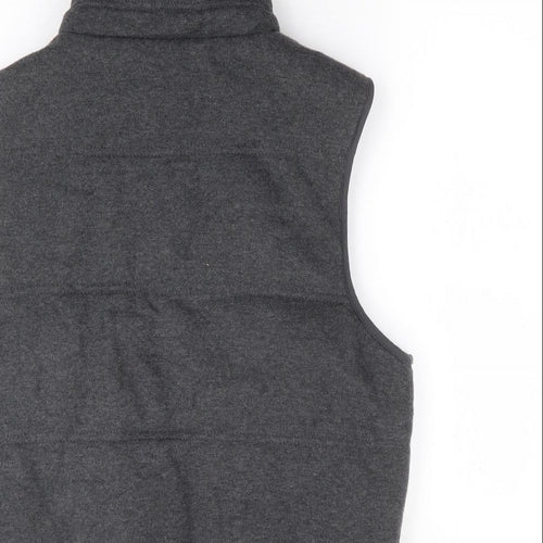 Primark Mens Grey Gilet Coat Size M Zip