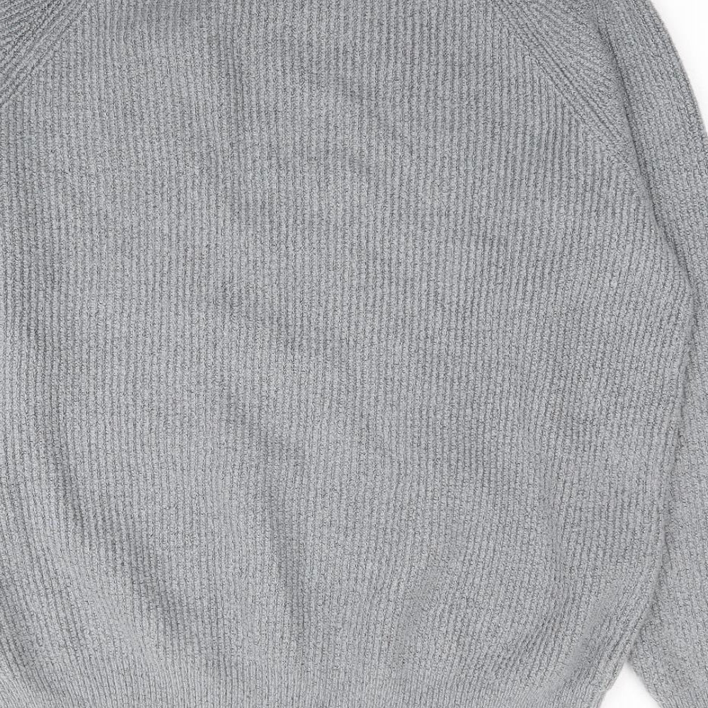 Marks and Spencer Mens Blue Crew Neck Polyamide Pullover Jumper Size XL