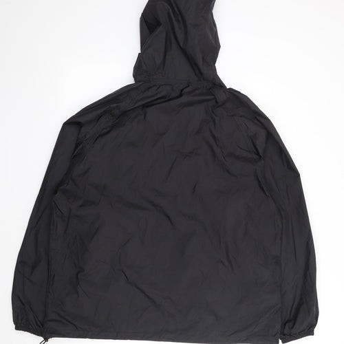 TOG 24 Mens Black Rain Coat Coat Size L Zip