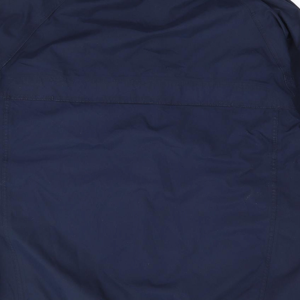 Ragatta Mens Blue Rain Coat Coat Size M Zip