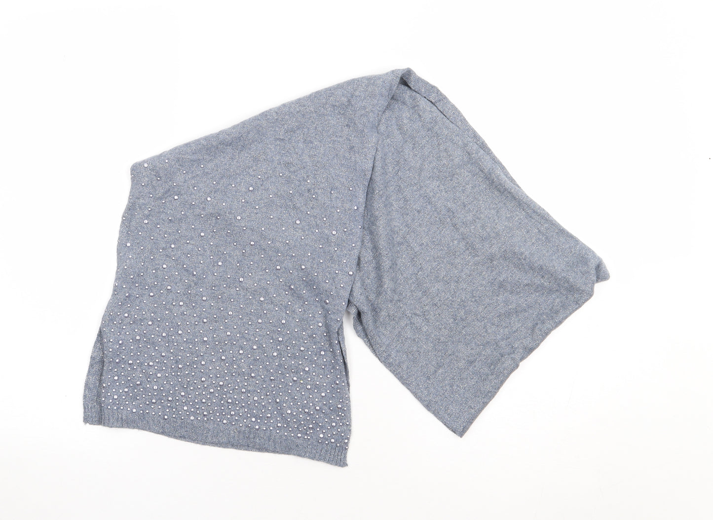 Reiss Womens Blue Viscose Scarf