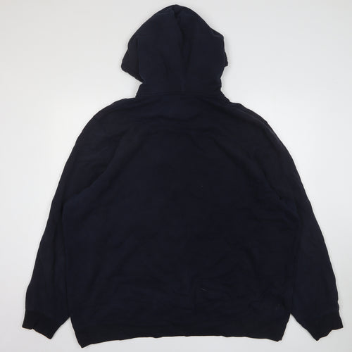 TOG 24 Mens Blue Cotton Full Zip Hoodie Size Big 5X