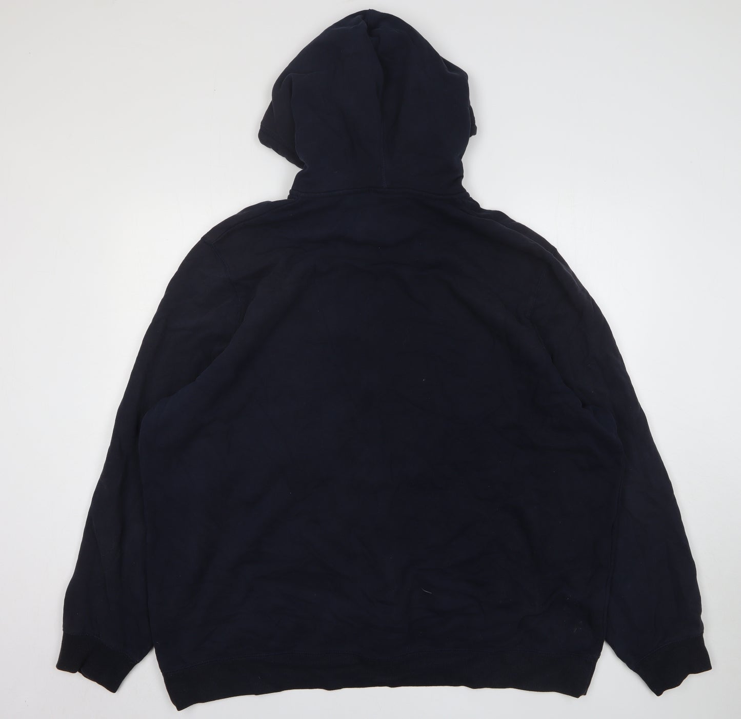 TOG 24 Mens Blue Cotton Full Zip Hoodie Size Big 5X