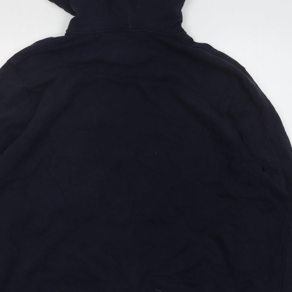 TOG 24 Mens Blue Cotton Full Zip Hoodie Size Big 5X