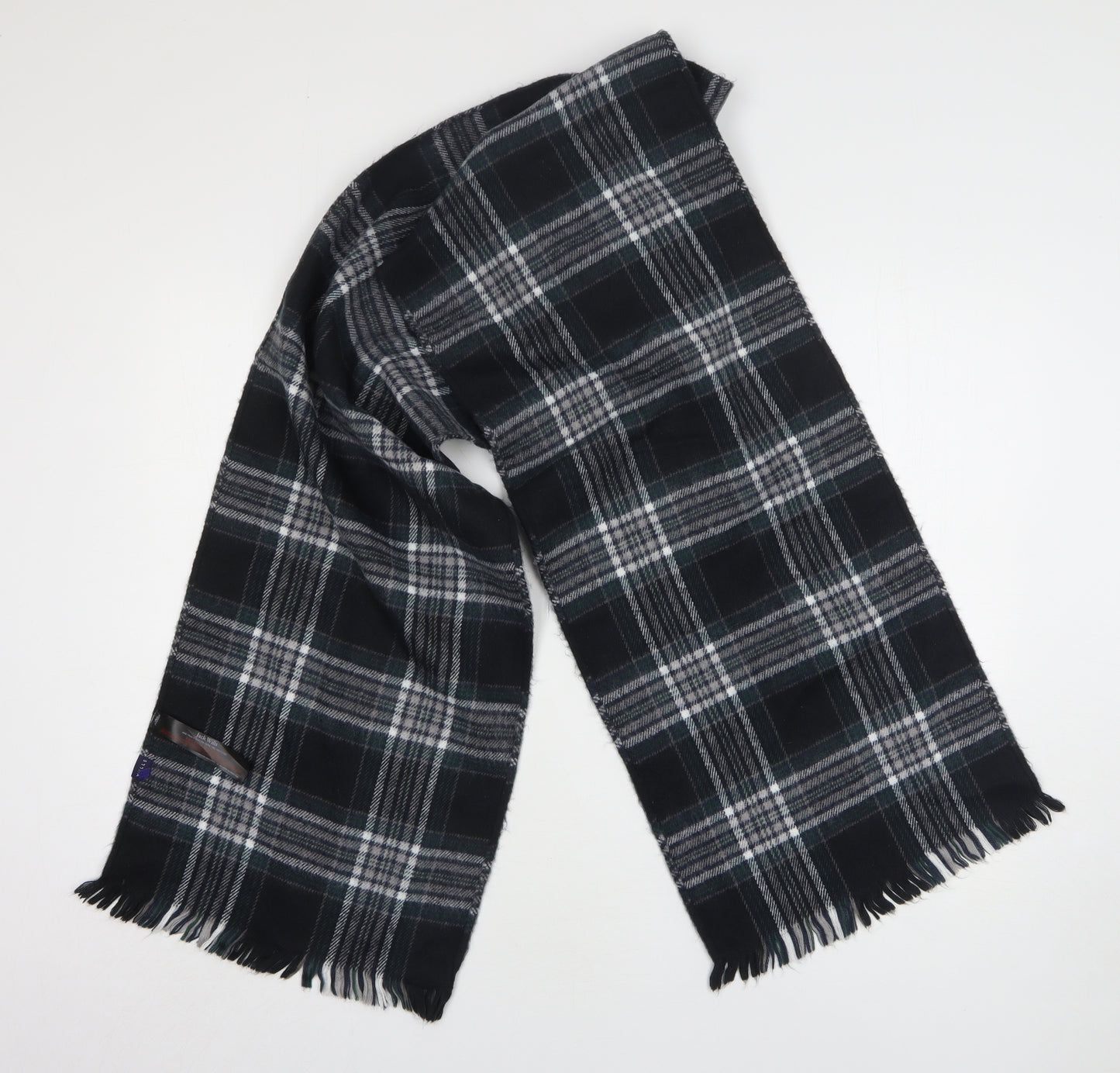Jack Wills Unisex Multicoloured Plaid Acrylic Scarf
