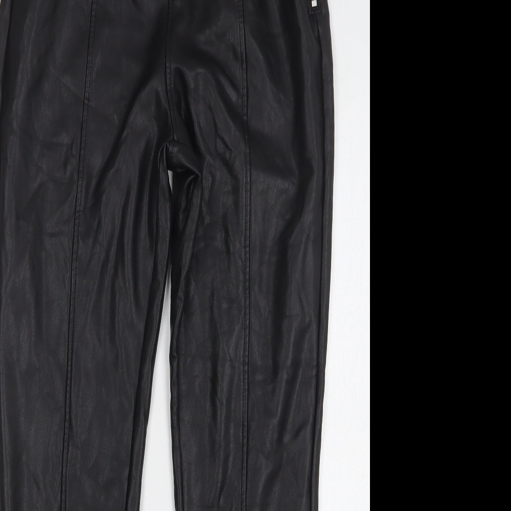 New Look Womens Black Polyurethane Jegging Jeans Size 12 L29 in Regular