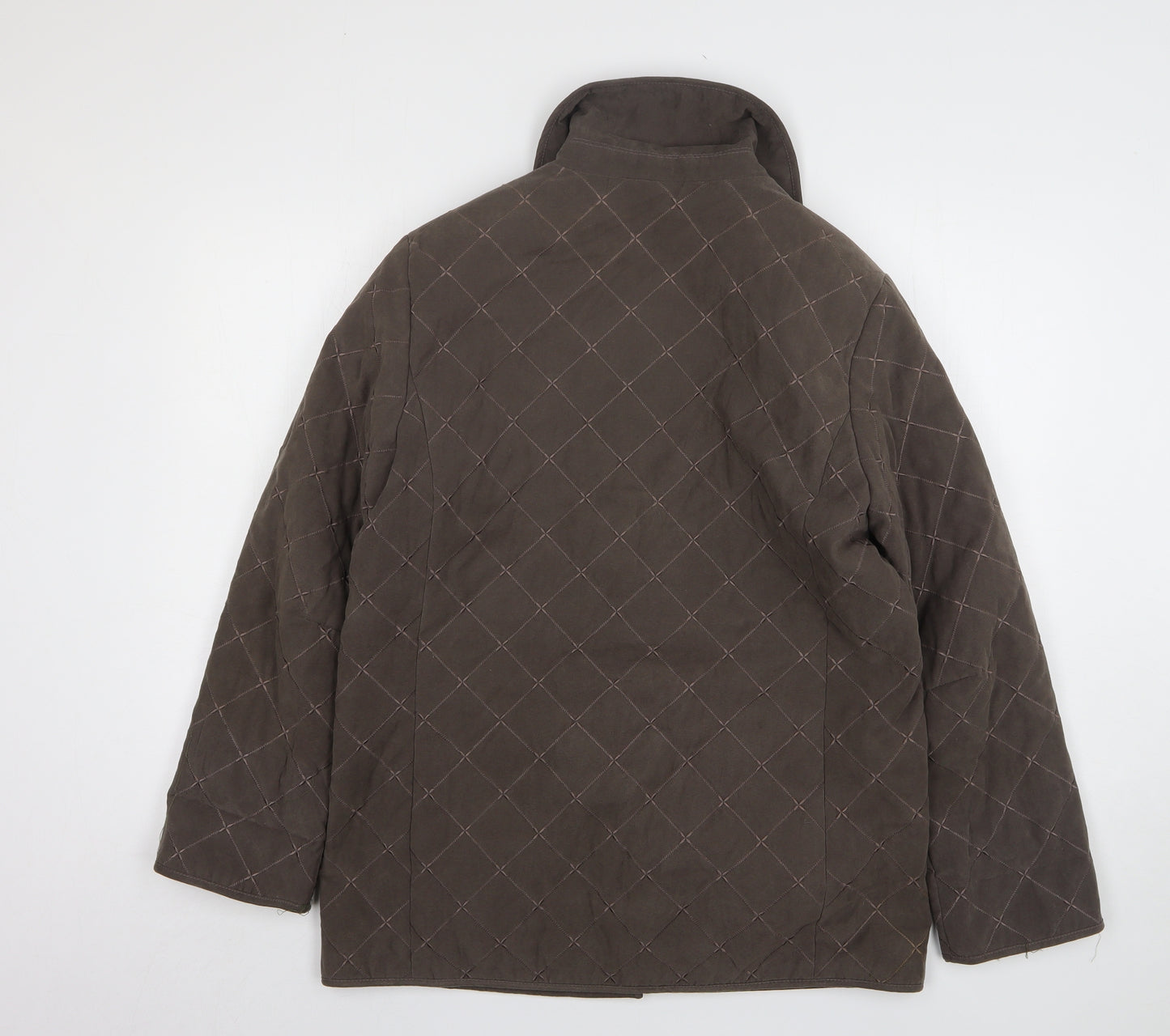 Eastex Womens Brown Check Jacket Size 10