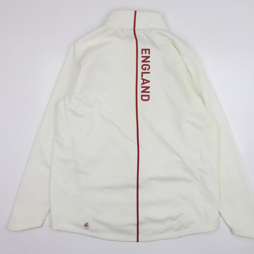 Canterbury Mens White Windbreaker Jacket Size 3XL - England Rugby