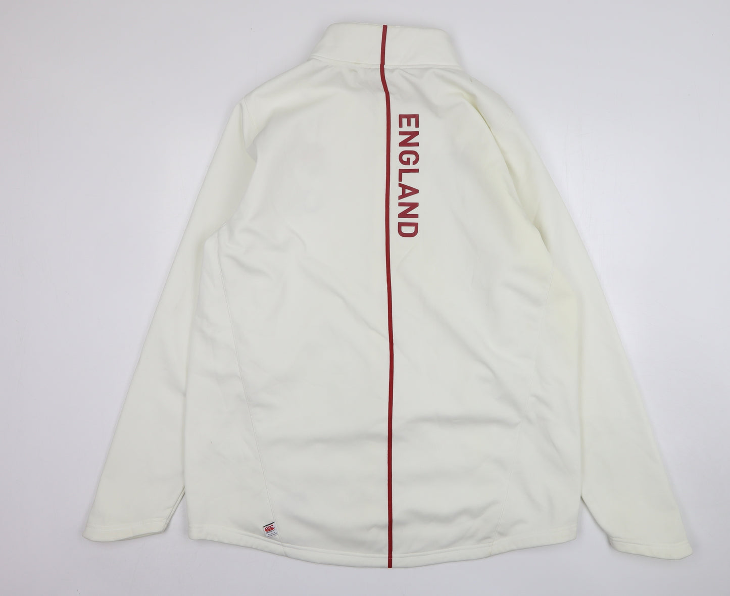 Canterbury Mens White Windbreaker Jacket Size 3XL - England Rugby
