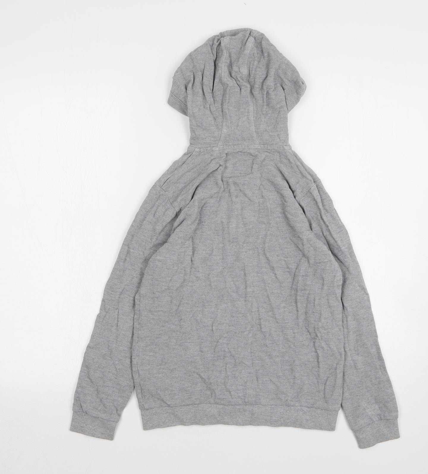 TU Boys Grey Cotton Full Zip Hoodie Size 10 Years
