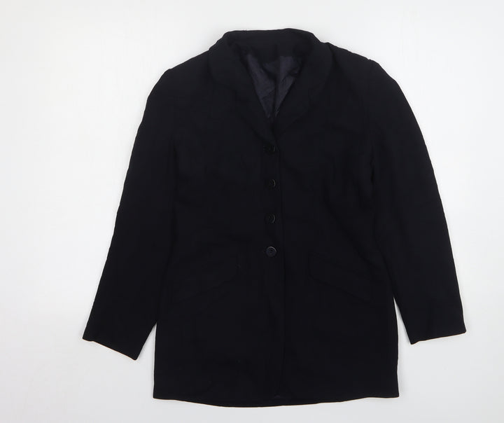 Principles Womens Blue Polyester Jacket Suit Jacket Size 10