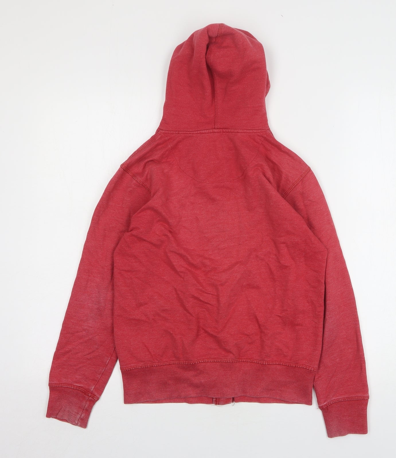 LFT Boys Red Polyester Full Zip Hoodie Size 9-10 Years