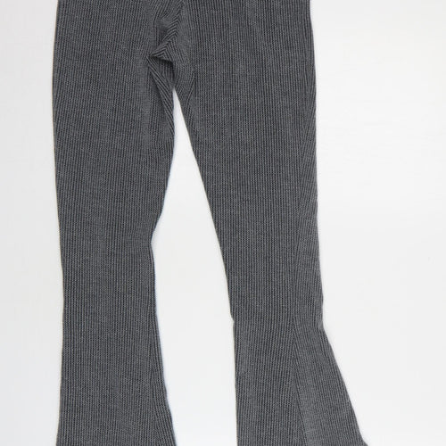 Select Womens Grey Polyester Carrot Leggings Size S L33 in - Flared