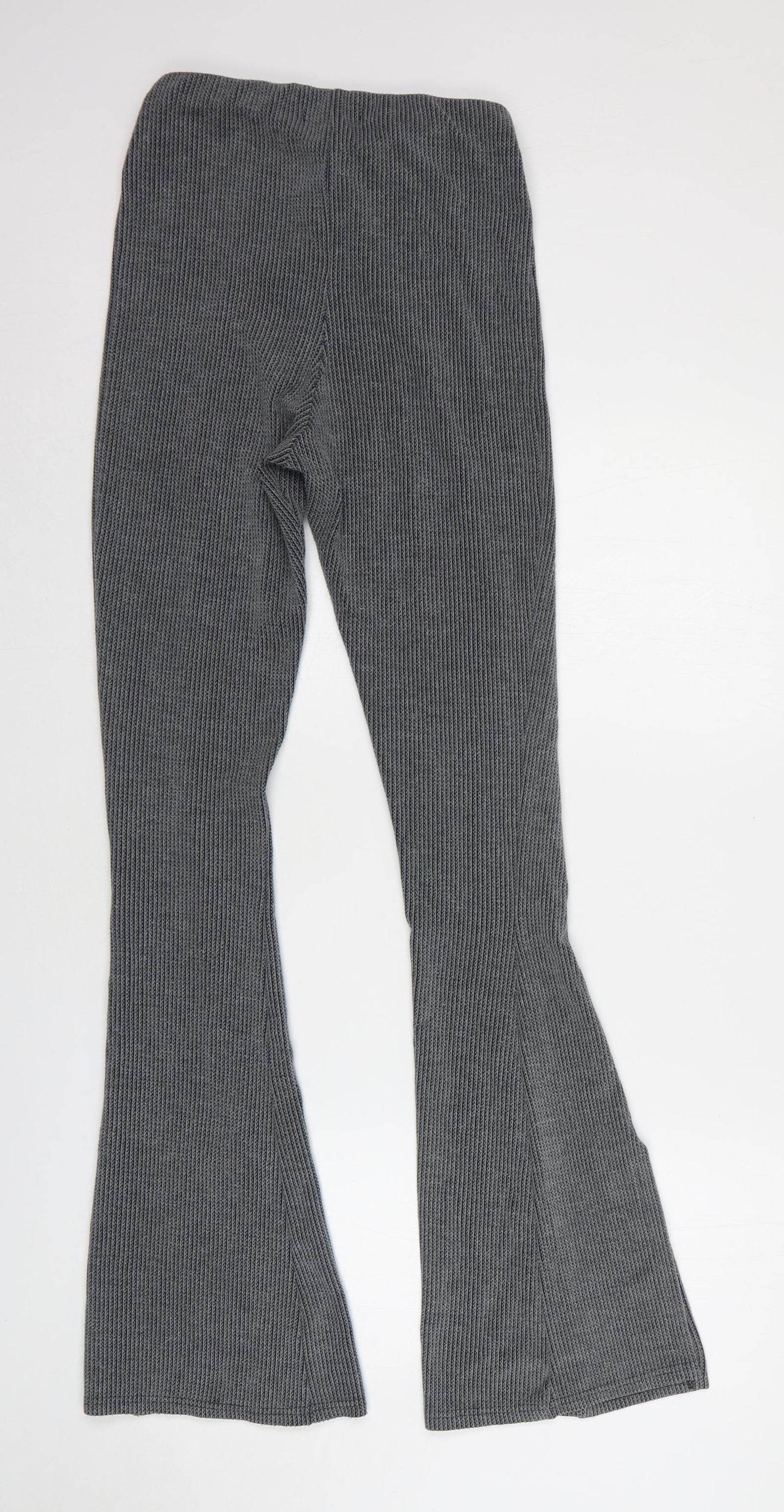 Select Womens Grey Polyester Carrot Leggings Size S L33 in - Flared