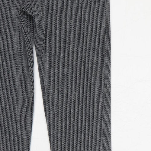 Select Womens Grey Polyester Carrot Leggings Size S L33 in - Flared