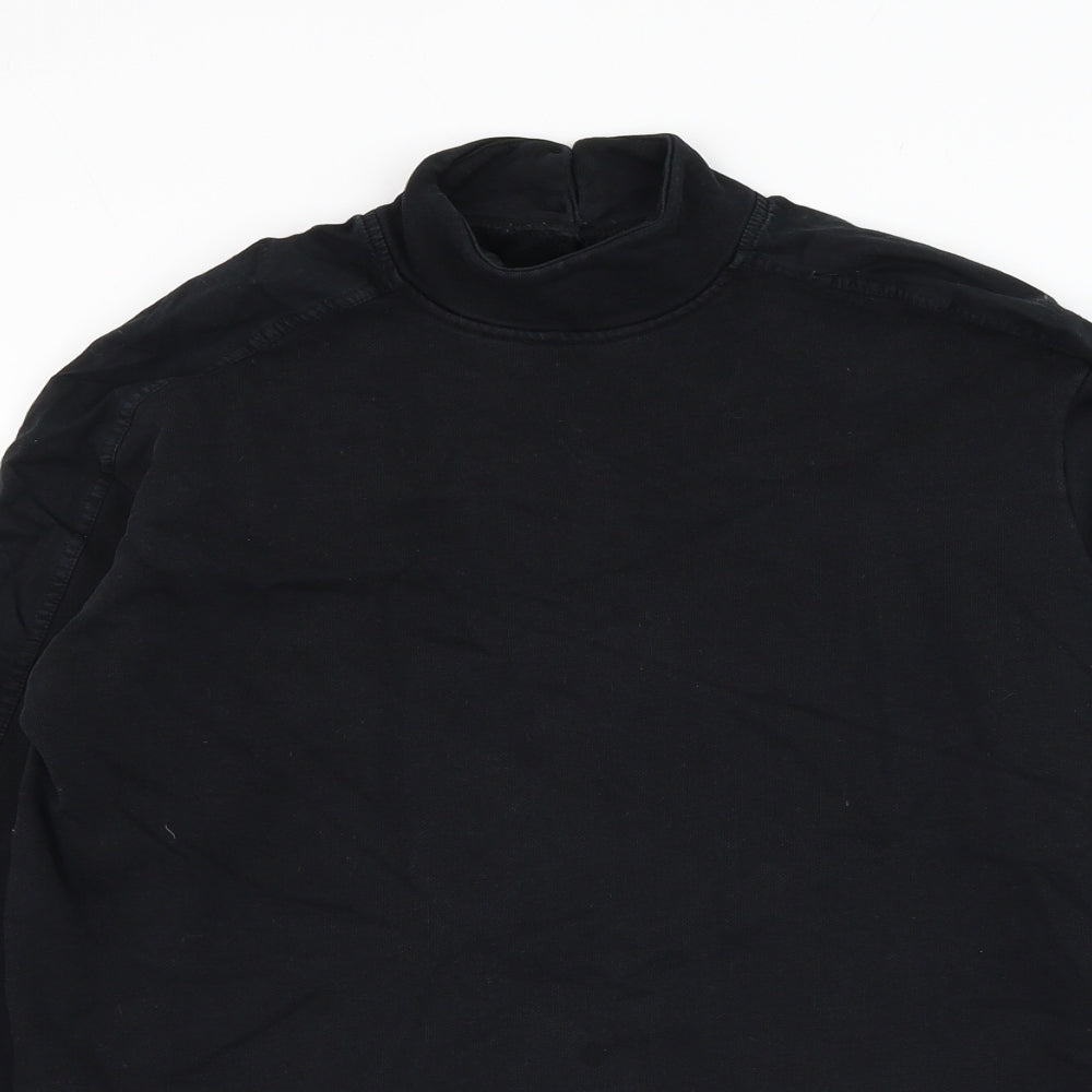 River Island Womens Black Polyester Pullover Sweatshirt Size S Pullover