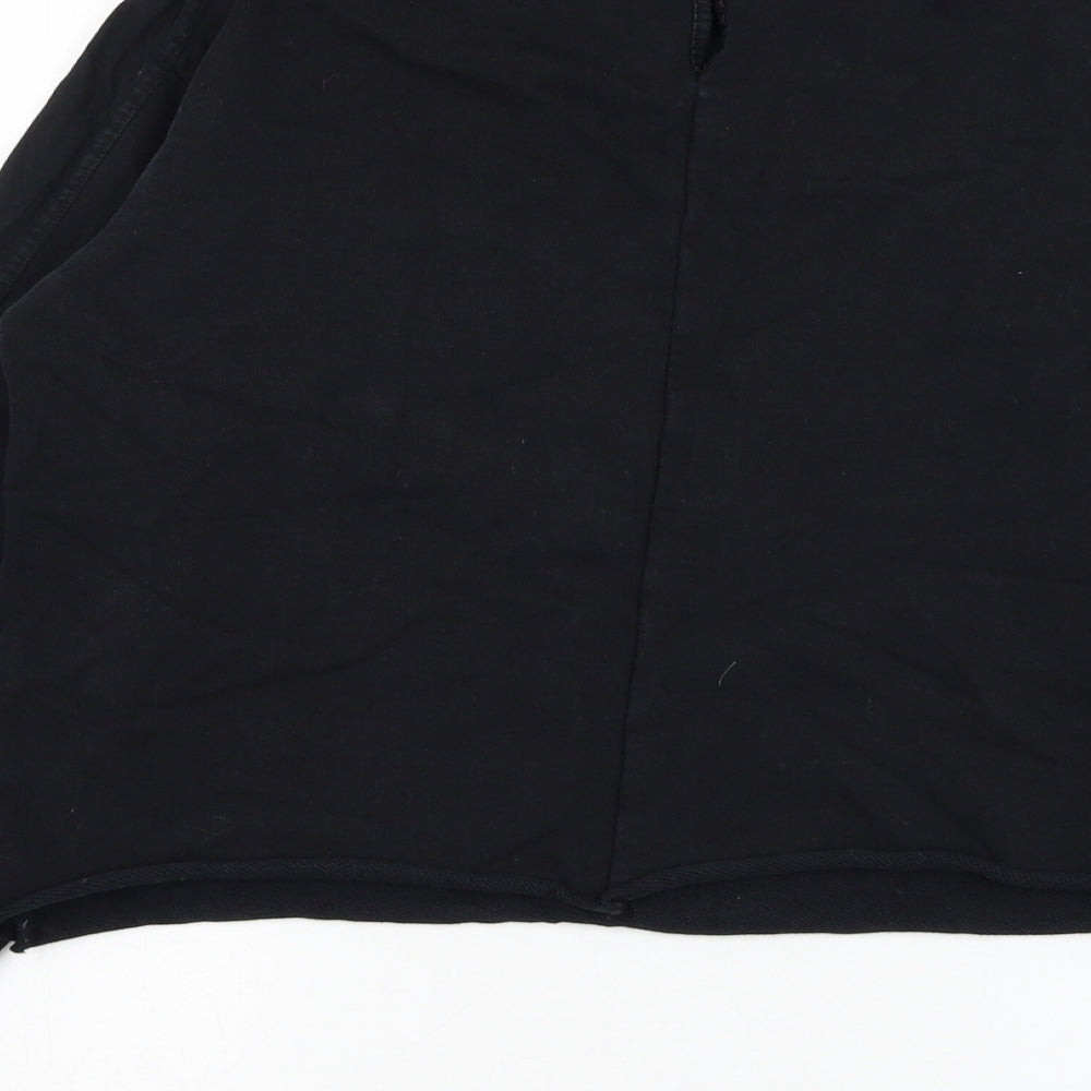River Island Womens Black Polyester Pullover Sweatshirt Size S Pullover