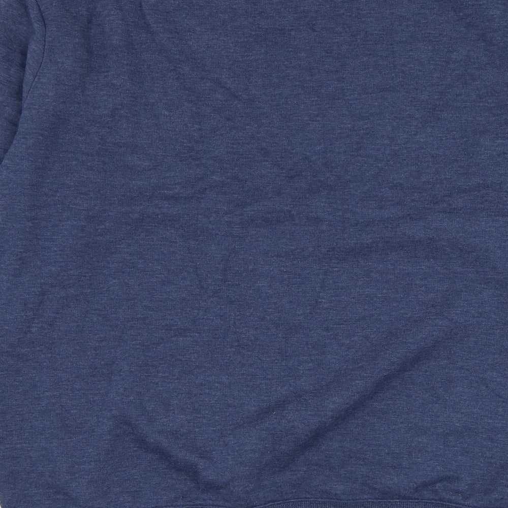 H&M Mens Blue Cotton Pullover Sweatshirt Size M