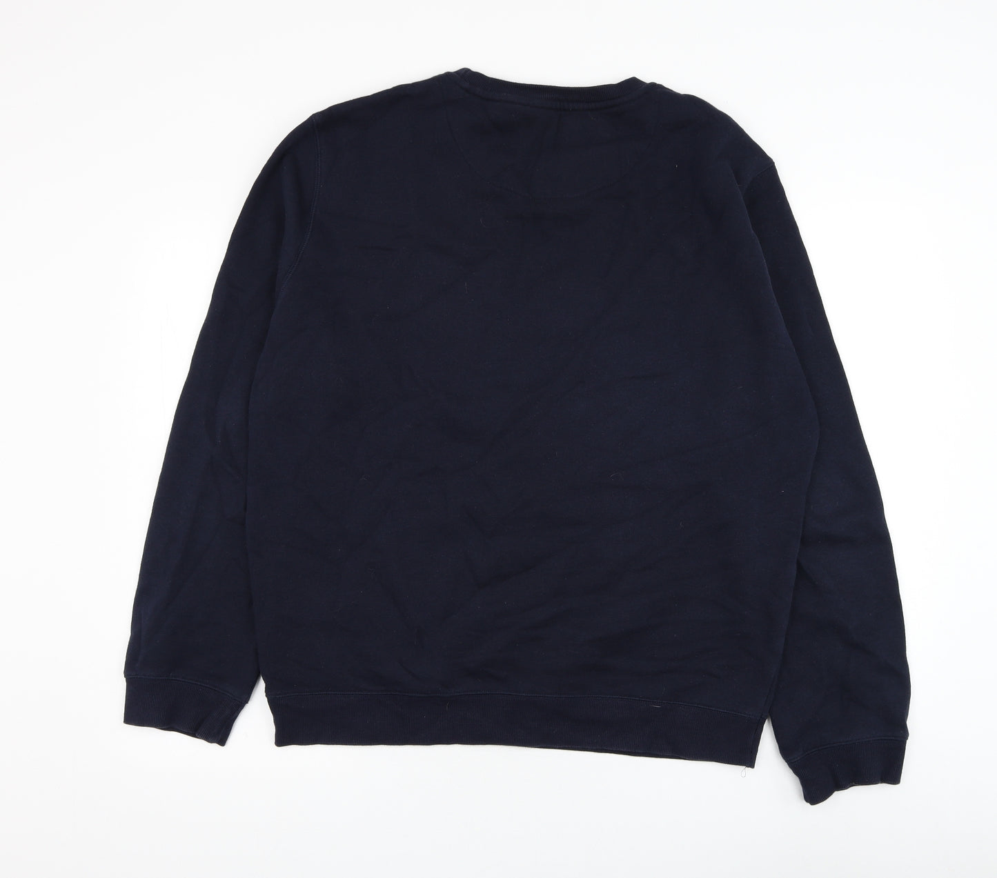 ACW85 Mens Blue Polyester Pullover Sweatshirt Size 2XL