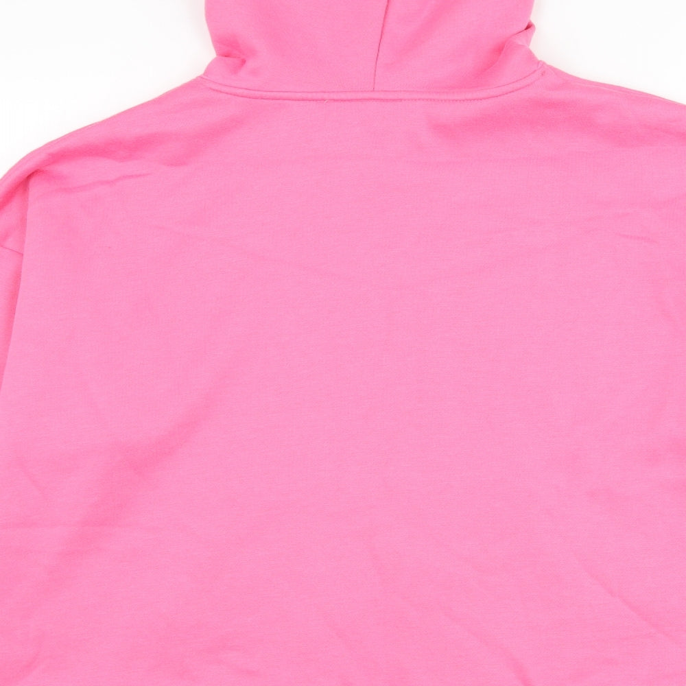 Papaya Womens Pink Polyester Pullover Hoodie Size L Pullover