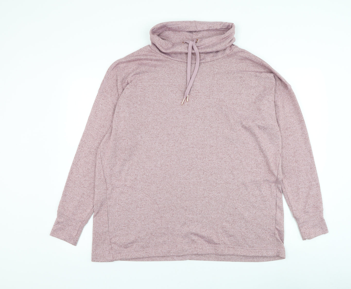 Matalan Womens Purple Polyester Pullover Sweatshirt Size L Pullover