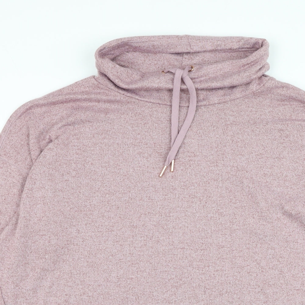 Matalan Womens Purple Polyester Pullover Sweatshirt Size L Pullover