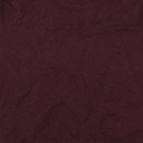 Burton Mens Purple Collared Cotton Pullover Jumper Size L