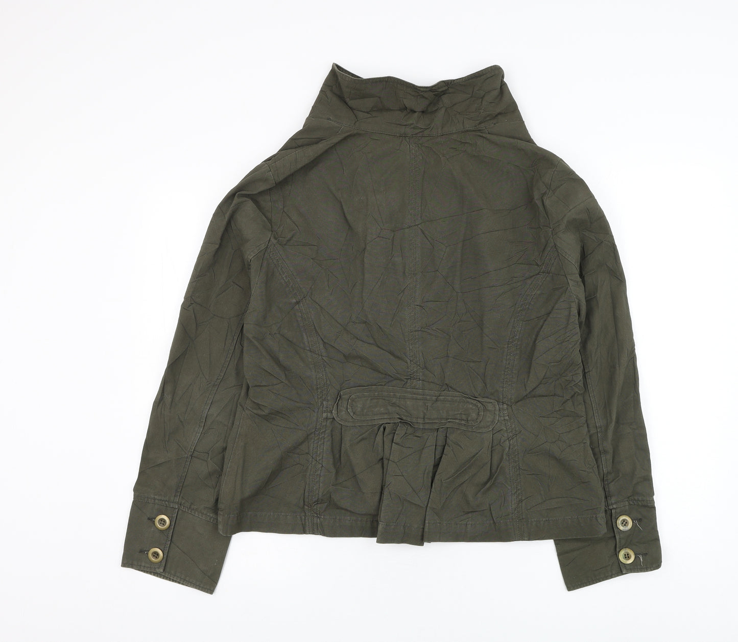 Dorothy Perkins Womens Brown Jacket Size 18 Button