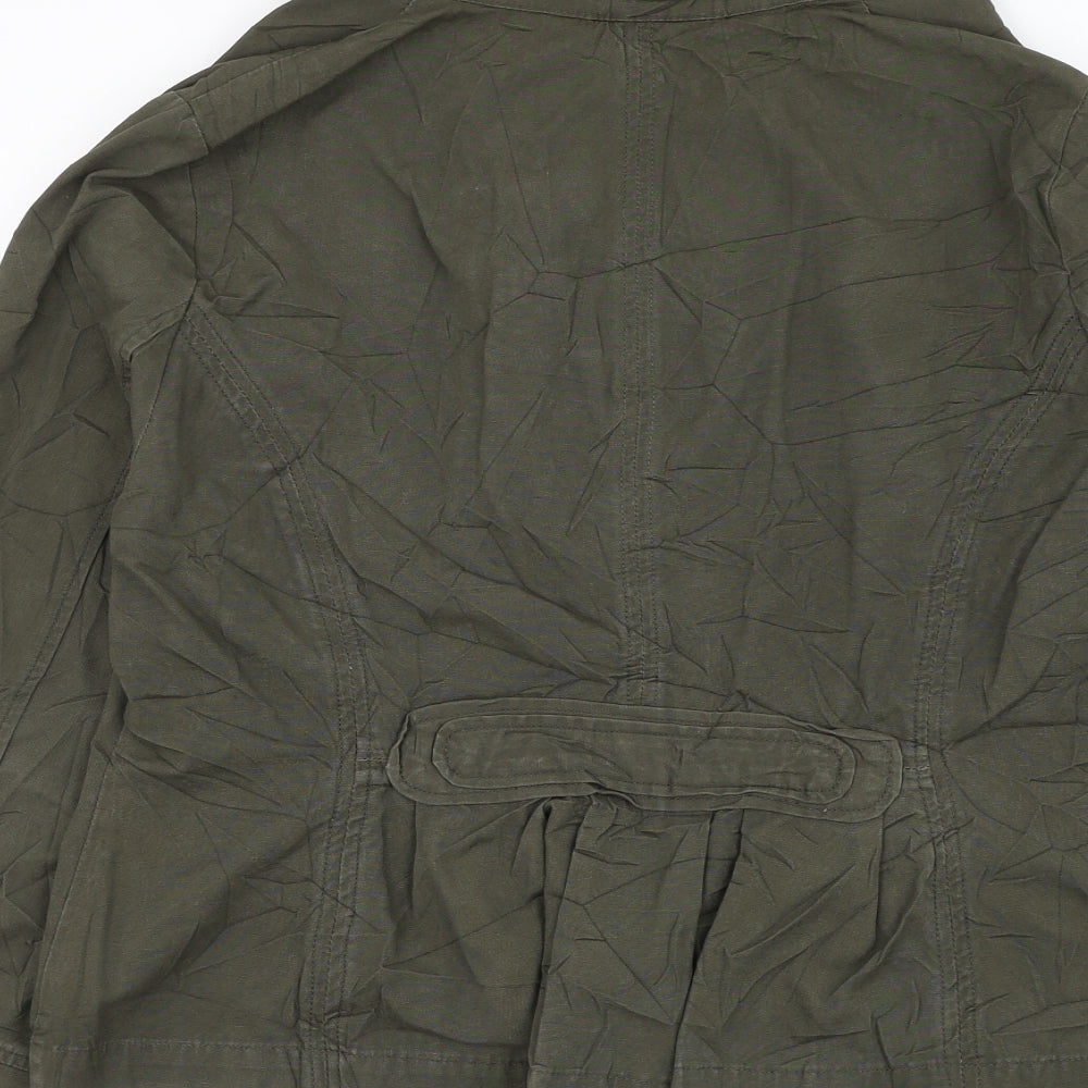 Dorothy Perkins Womens Brown Jacket Size 18 Button