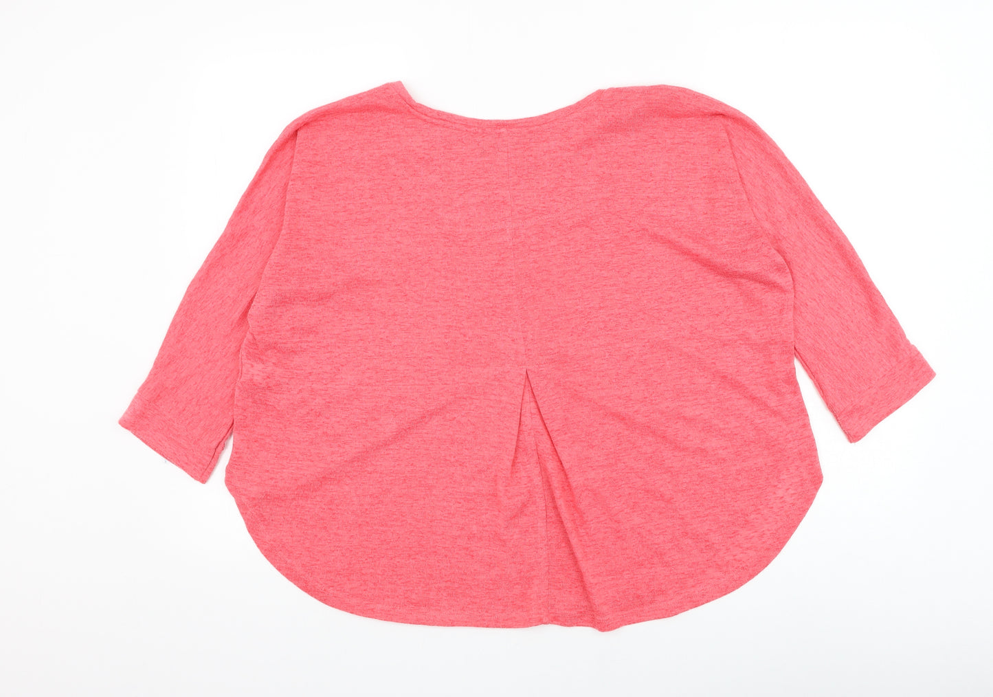 NEXT Womens Pink Round Neck Polyester Pullover Jumper Size 12