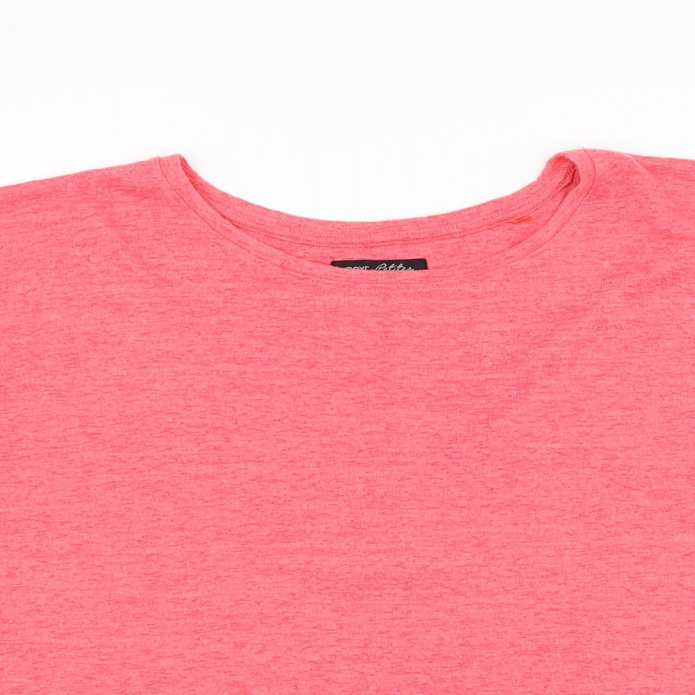 NEXT Womens Pink Round Neck Polyester Pullover Jumper Size 12